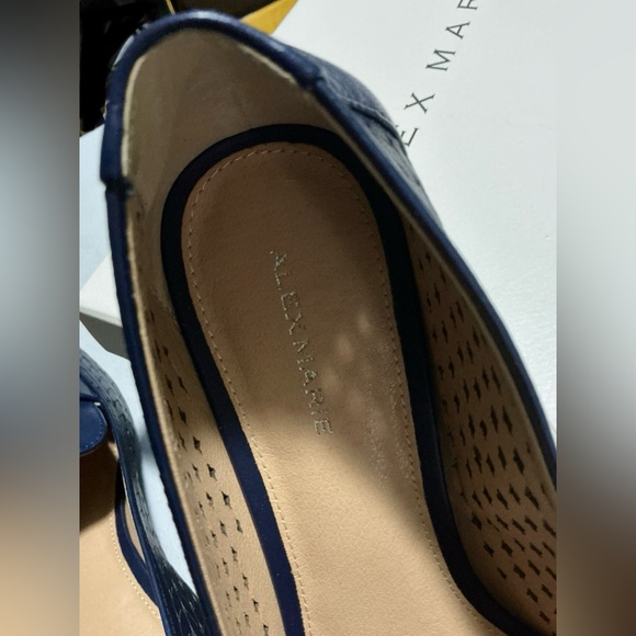 Alex Marie Navy Loafer Shoe - Picture 9 of 10